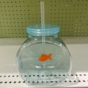 Target Bullseye Playground Fish Bowl Cup Tumbler + straw TikTok Viral SHIPS NOW
